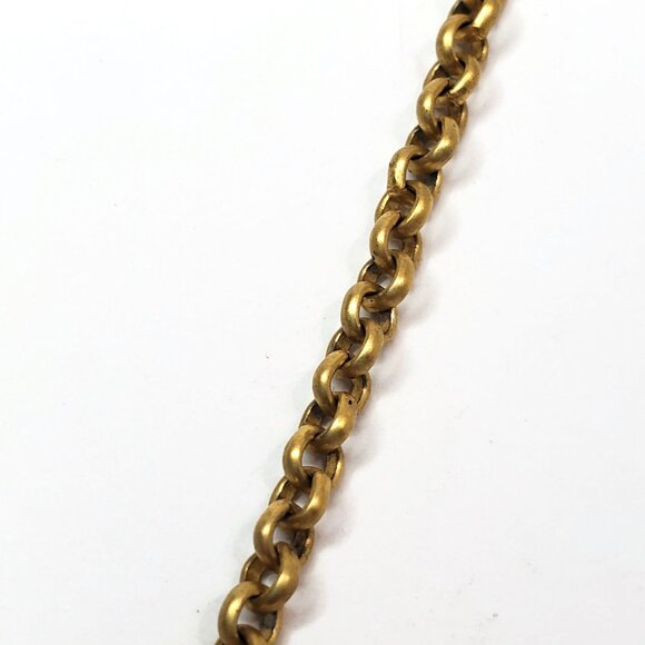 Cynthia Garrett Dream Matte Gold Tone Chain Necklace Made In India 18" - Picture 5 of 5